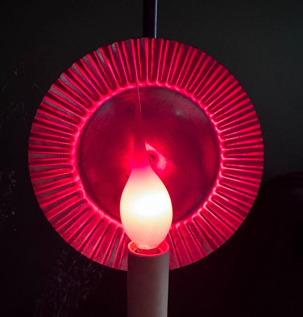 Primitive/Farmhouse 5 watt Red Silicone Light Bulb - The Primitive Pineapple Collection