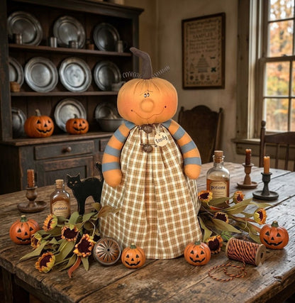 Honey and Me Halloween Sandy the Goofy Jack-O-Lantern F23507 - The Primitive Pineapple Collection