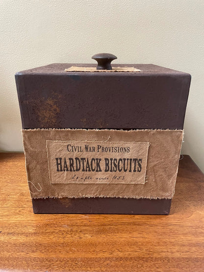 Primitive Colonial Handcrafted Hardtack Box