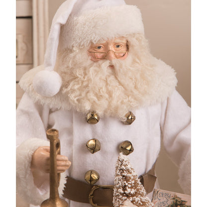 Bethany Lowe Christmas Winter Dressed Santa w/ Basket of Toys TD0027