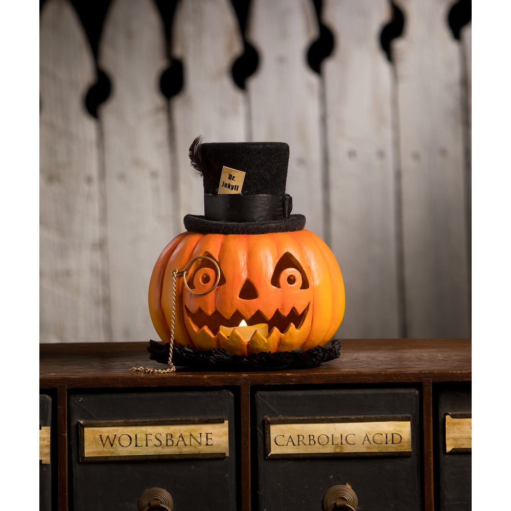 Bethany Lowe Halloween Dr. Jekyll Pumpkin TD3147 - The Primitive Pineapple Collection