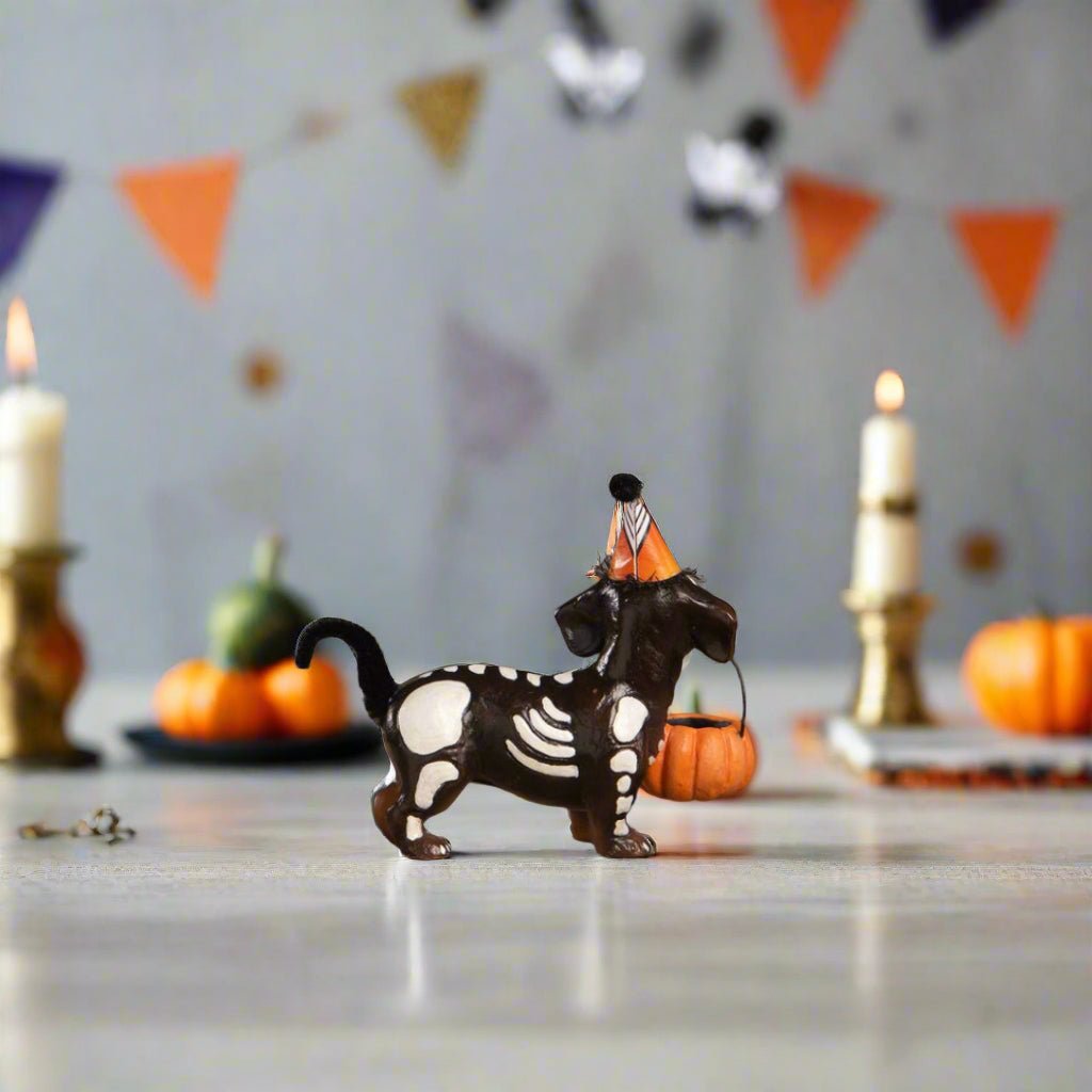 Bethany Lowe Halloween Skelly Pup TD4142 - The Primitive Pineapple Collection