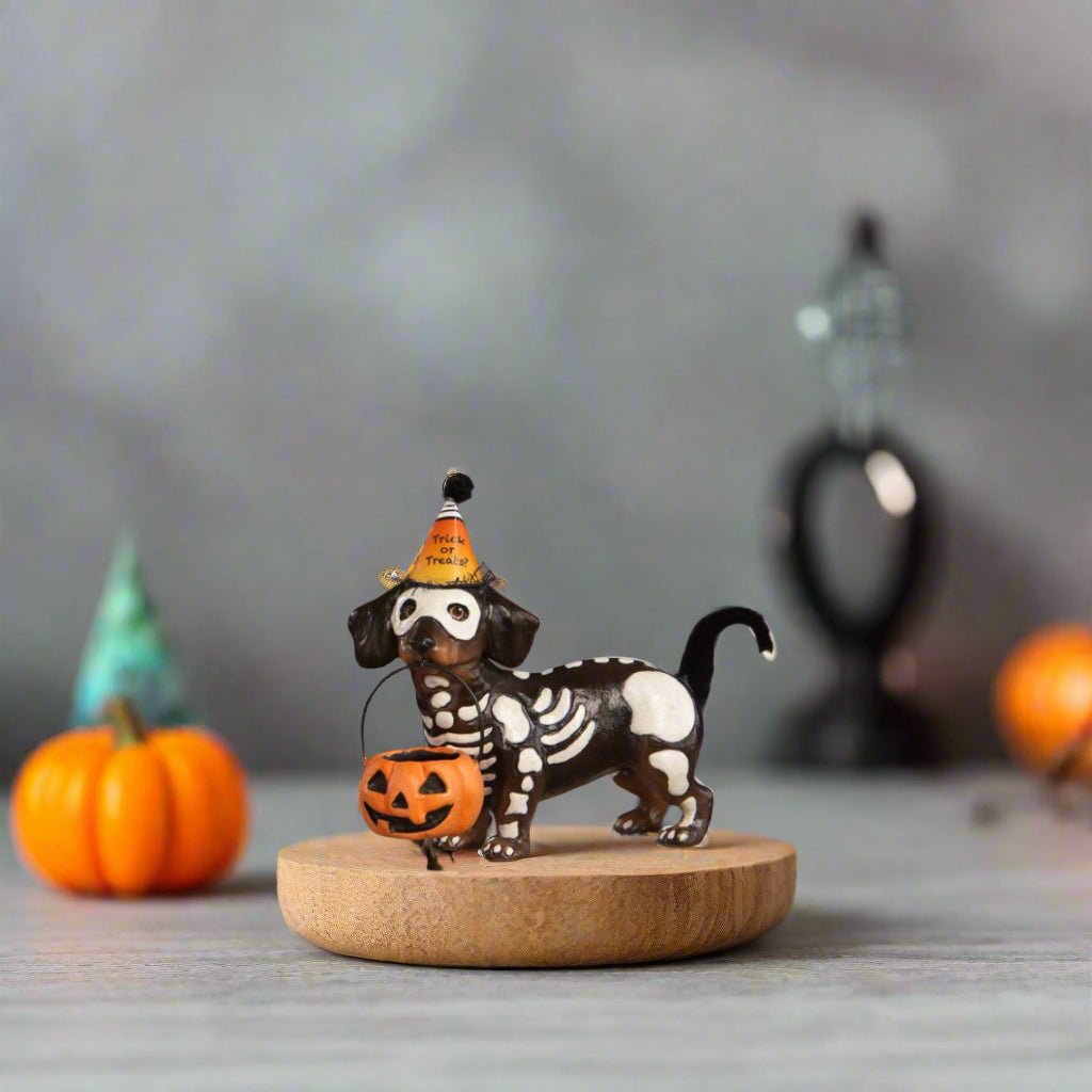 Bethany Lowe Halloween Skelly Pup TD4142 - The Primitive Pineapple Collection