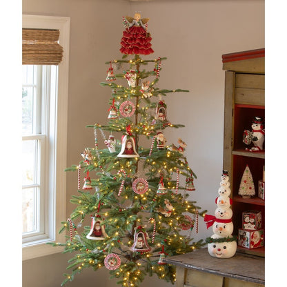 Bethany Lowe Christmas Kitschmas Angel Tree Topper TD4170 - The Primitive Pineapple Collection