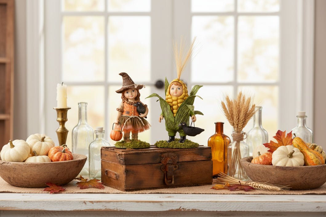 Bethany Lowe Halloween 9" Corn on the Cob Curtis TD5158 - The Primitive Pineapple Collection