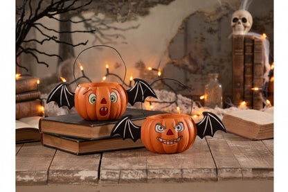 Bethany Lowe Halloween Scary Batty Jack Bucket TF5244 - The Primitive Pineapple Collection