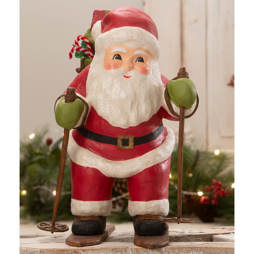 Bethany Lowe Christmas Santa Delivery on Ski&