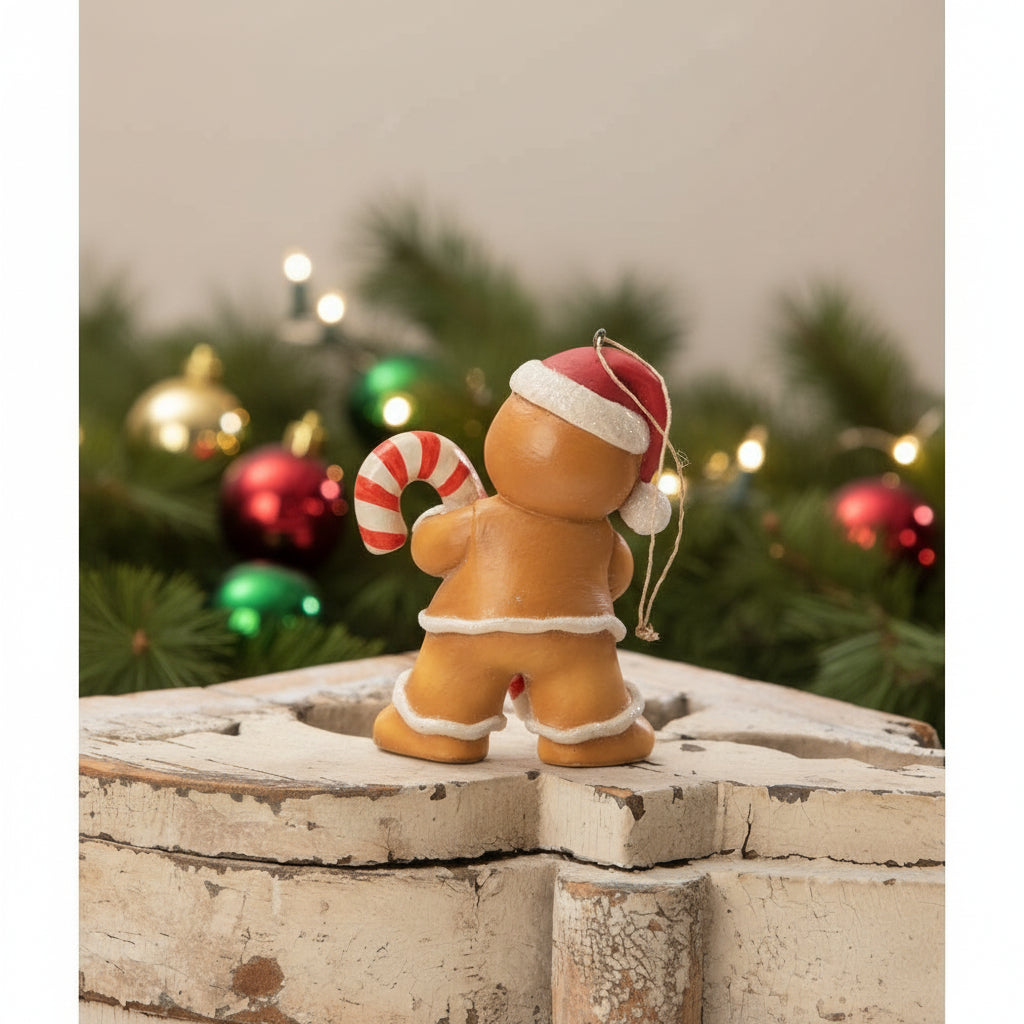 Bethany Lowe Christmas Gingerbread George Ornament TJ4318