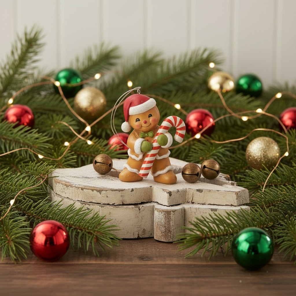 Bethany Lowe Christmas Gingerbread George Ornament TJ4318