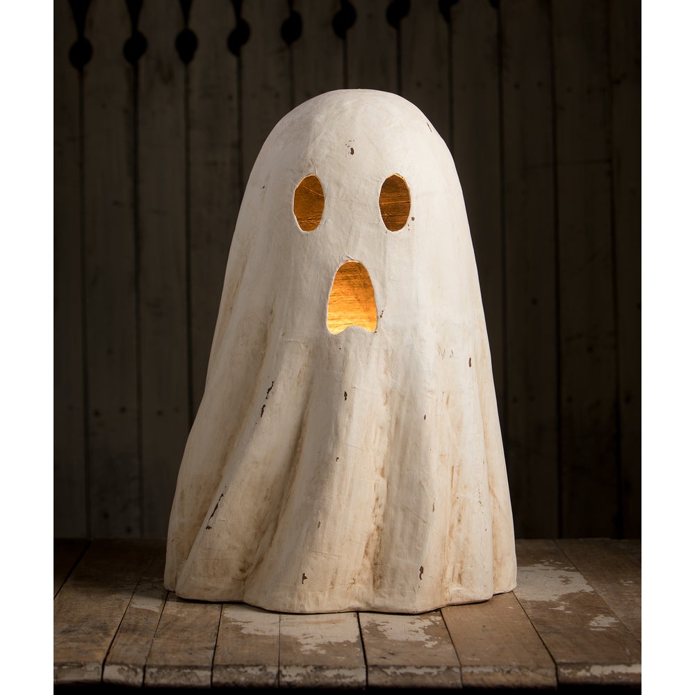 Bethany Lowe Halloween Ghost Luminary Large TJ8651 - The Primitive Pineapple Collection