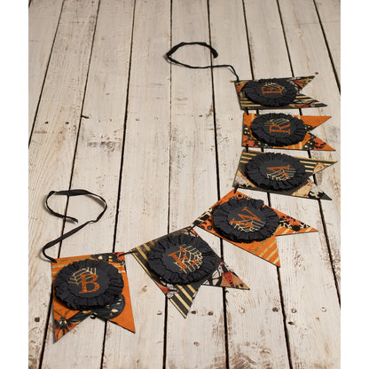 Bethany Lowe Halloween Beware Moth Garland TL2352