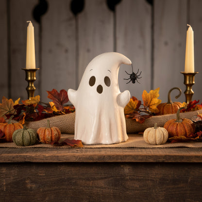 Bethany Lowe Halloween Luminary Boo with Spider TL5355