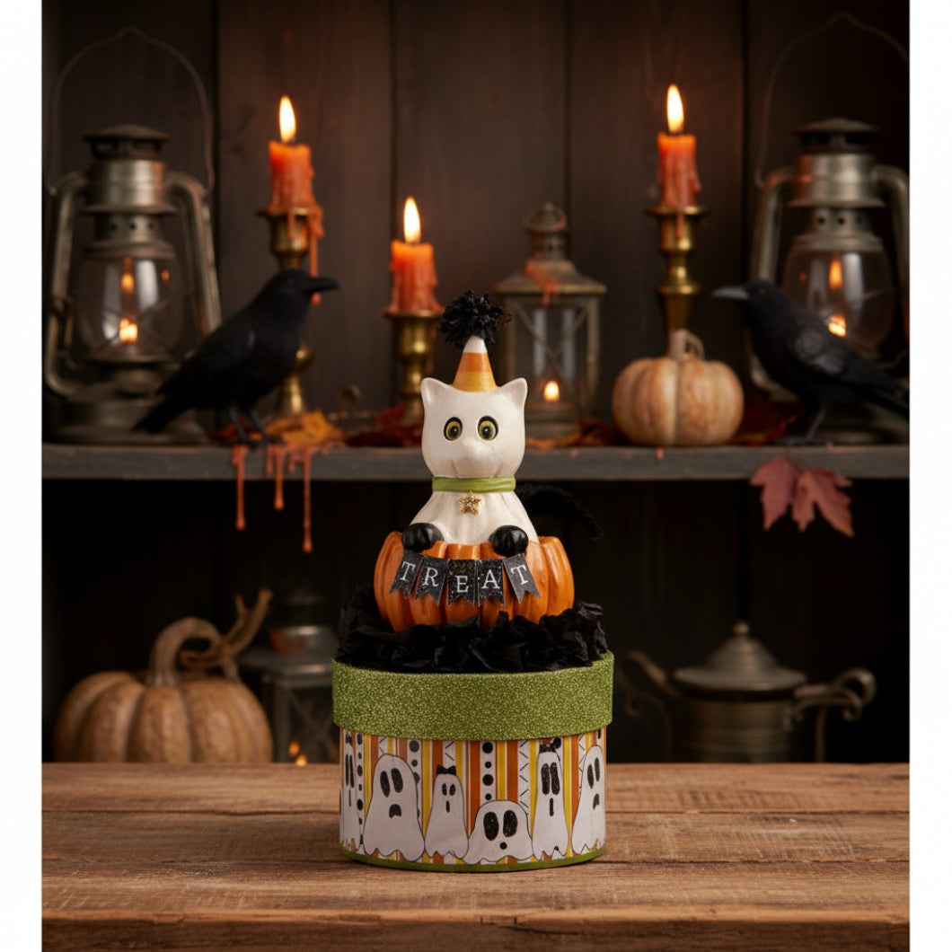 Bethany Lowe Halloween Treat Casper on Box TL5365