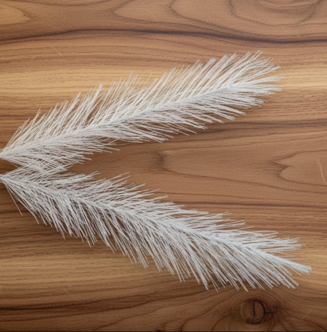 Primitive Farmhouse 24" White Feather Tree - The Primitive Pineapple Collection