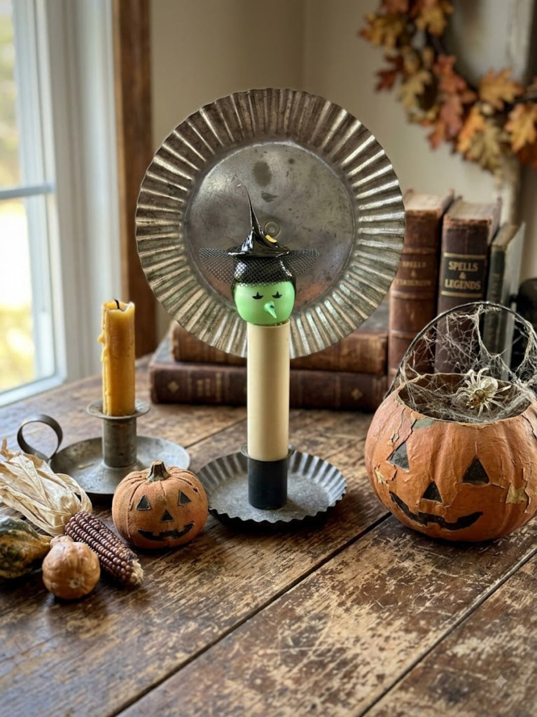 Vickie Jean Witch Silicone Light Bulb – Halloween Candelabra 4-Watt Replaceable Bulb