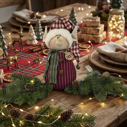 Honey and Me Christmas Zippy the Elf 8" - The Primitive Pineapple Collection