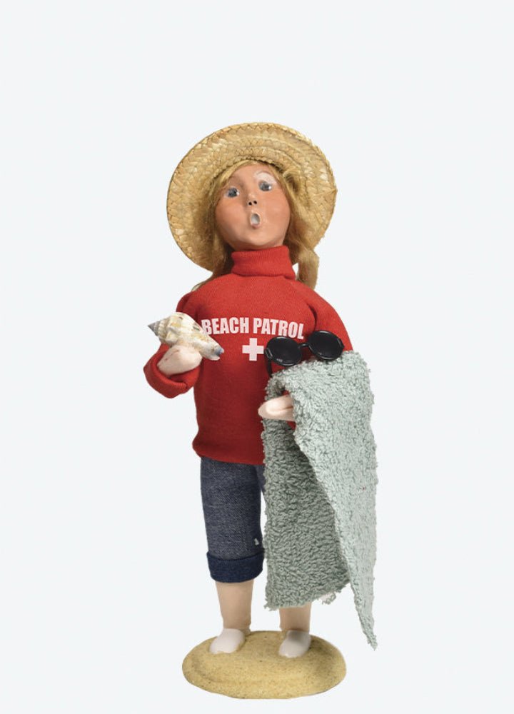 Colonial Byers Choice Sandy Beach Girl ZNAU252 - The Primitive Pineapple Collection