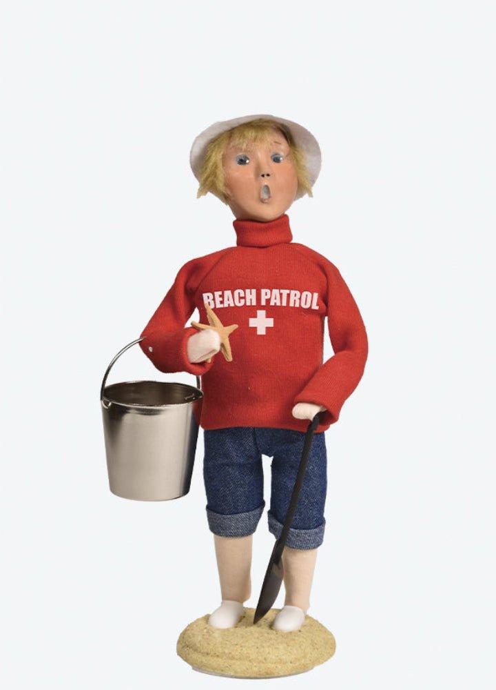 Colonial Byers Choice Sandy Beach Boy ZNAU253 - The Primitive Pineapple Collection
