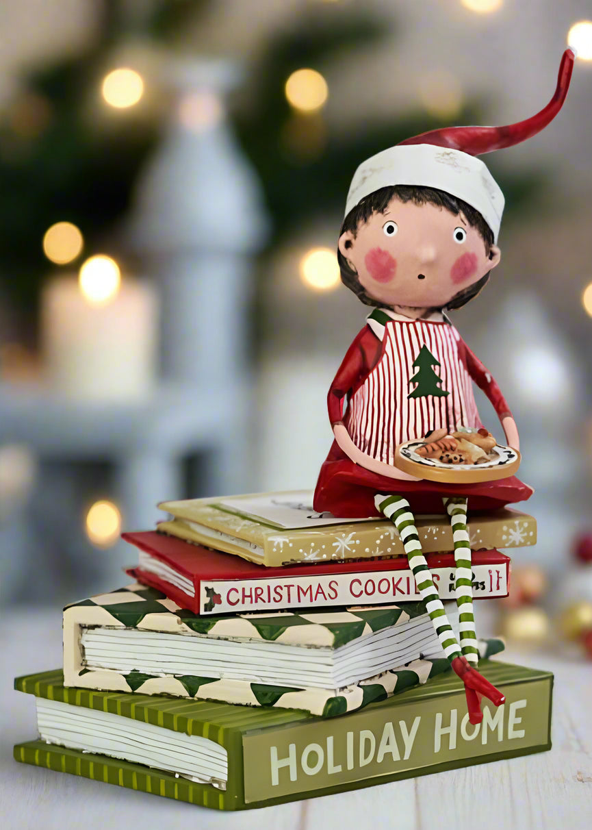 ESC and Company Christmas Folk Art Lori Mitchell Sugar and Spice Girl - The Primitive Pineapple Collection