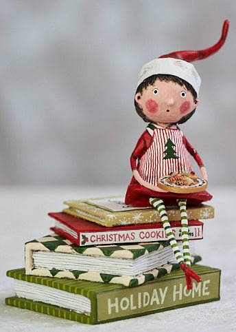 ESC and Company Christmas Folk Art Lori Mitchell Sugar and Spice Girl - The Primitive Pineapple Collection