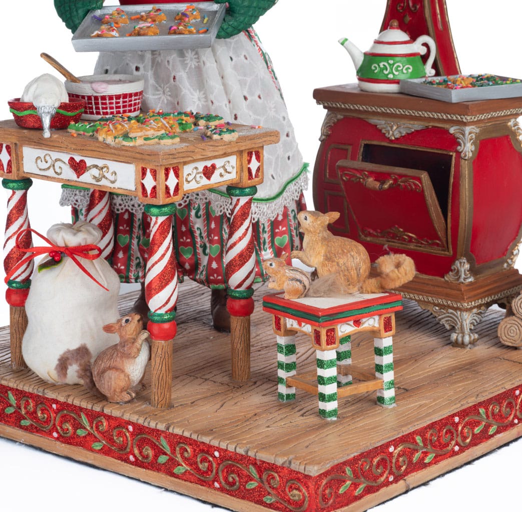 Bethany Lowe Santa Claus Cupcake Container Christmas Decoration