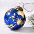 Christmas Handcrafted 2"Vintage Look Glass Ball Ornament - The Primitive Pineapple Collection