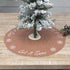 Christmas Holiday Let It Snow Mini Tree Skirt 21" - The Primitive Pineapple Collection