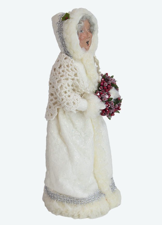 Byers Choice Carolers Christmas Sparkling Mrs Claus 3233W - The Primitive Pineapple Collection