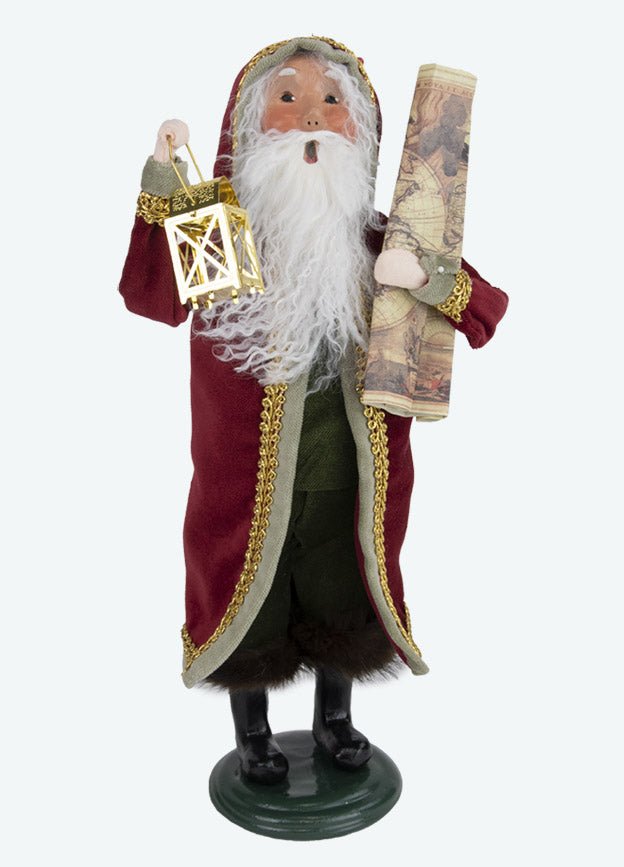 Primitive Colonial Byers Choice Christmas Dashing Santa Authorized Dealer 3235 - The Primitive Pineapple Collection