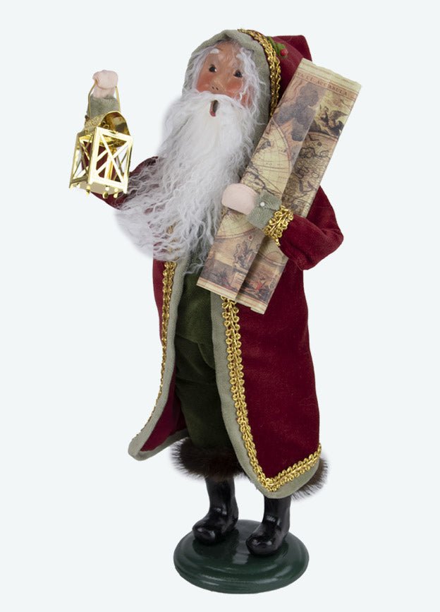 Primitive Colonial Byers Choice Christmas Dashing Santa Authorized Dealer 3235 - The Primitive Pineapple Collection