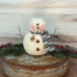 Honey and Me Christmas 7 1/2" Wallis the Wooly Snowman C22378 - The Primitive Pineapple Collection