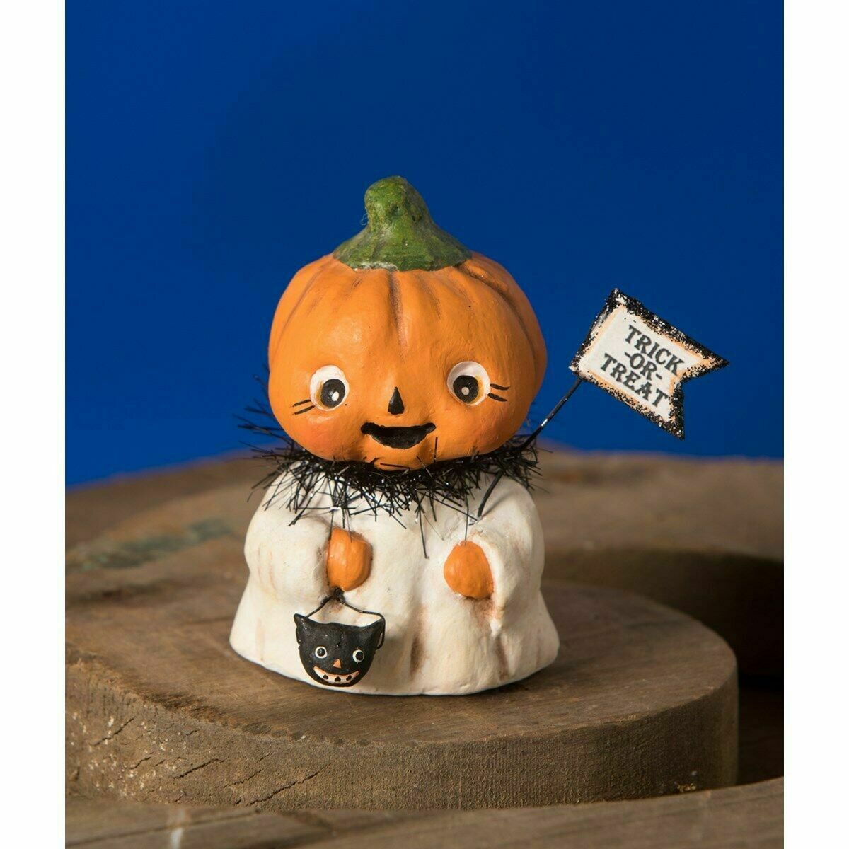 Bethany Lowe Halloween Trick or Treat Pumpkinhead MA0414 - The Primitive Pineapple Collection