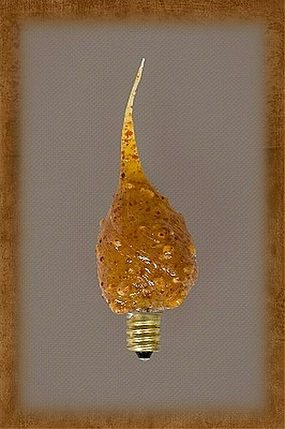 Primitive/Farmhouse 4 watt Spicy Rosehips Scented Silicone Light Bulb - The Primitive Pineapple Collection