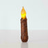 Primitive/Country 4" Battery Operated Mustard Taper Candle W/Timer - The Primitive Pineapple Collection