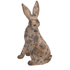 Primitive/Country Resin 9 in. Brown Spring Rustic Bunny - The Primitive Pineapple Collection