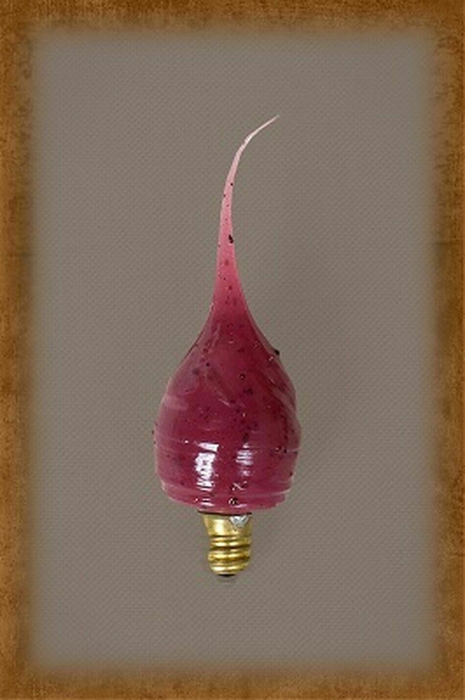 Primitive/Farmhouse 4 watt Cranberry Scented Silicone Light Bulb - The Primitive Pineapple Collection
