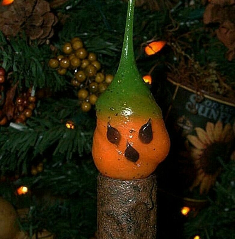 Primitive/Country Scented Silicone Dipped Jack O Lantern Halloween Light Bulb - The Primitive Pineapple Collection