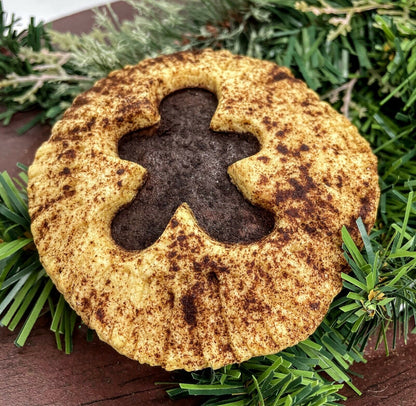 Primitive Colonial Christmas 4” Gingerbread Cut Out Molasses Pie Choice of Scent - The Primitive Pineapple Collection