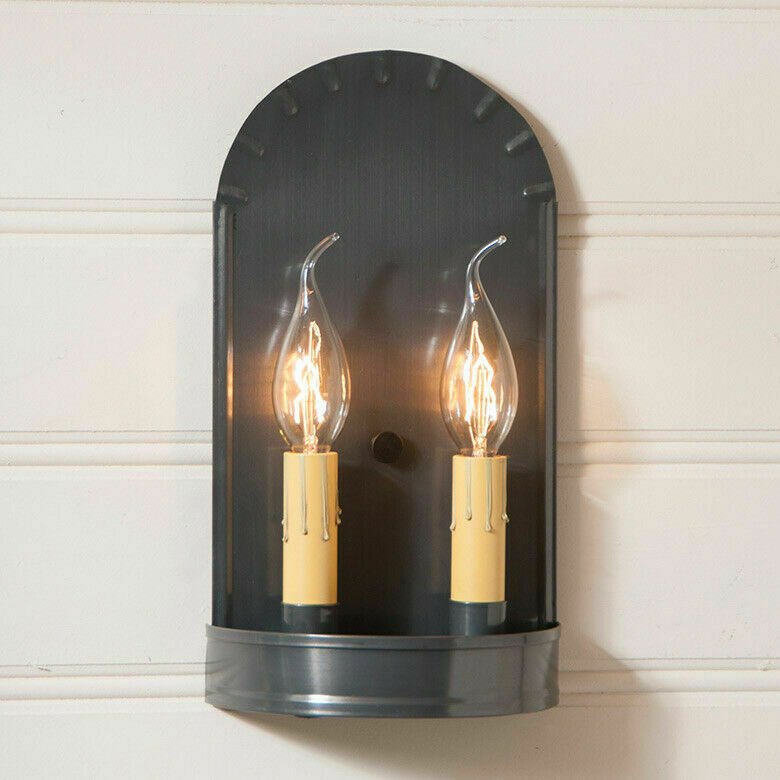 Primitive/ Country Farmhouse Colonial Arch Sconce Country Tin - The Primitive Pineapple Collection