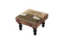Primitive/Colonial Willow & Sheep Hooked Foot Stool - The Primitive Pineapple Collection