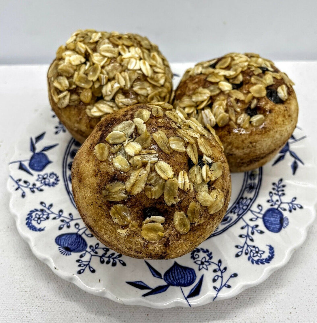Primitive Farmhouse Oatmeal Raisin Muffins Life Size Bowl filler - The Primitive Pineapple Collection