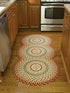 Primitive/Country Mill Village Braided Rug Runner 30" X 72” - The Primitive Pineapple Collection