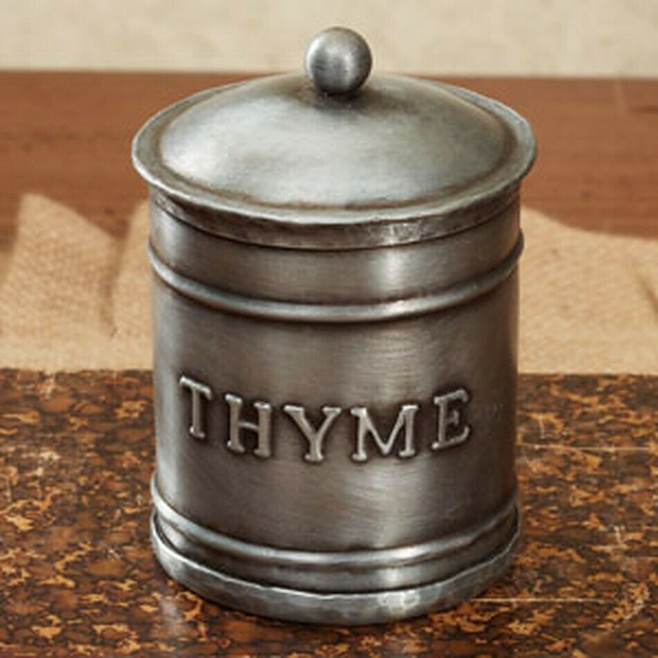 Primitive/Colonial LIL THYME Tin Farmhouse 2.75&quot; x 4.5&quot; - The Primitive Pineapple Collection