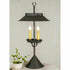 Primitive Large Double Candle Desk Lamp.Colonial Authorized Dealer - The Primitive Pineapple Collection