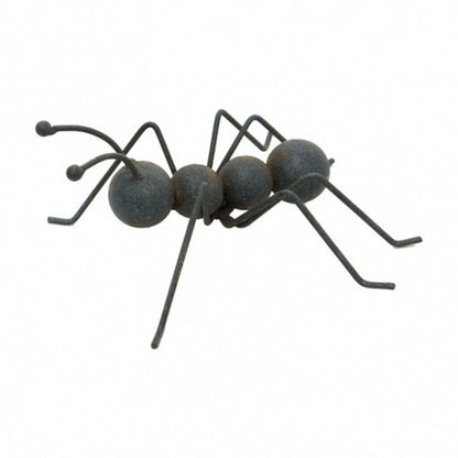 Halloween Garden Art Whimsical Black Metal Ant 6&quot; - The Primitive Pineapple Collection