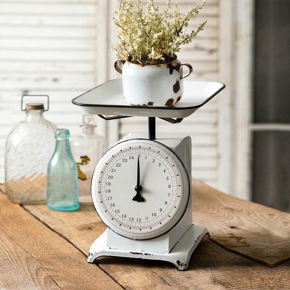 Farmhouse/Shabby Chic Decorative Kitchen Scale Vintage Rustic - The Primitive Pineapple Collection
