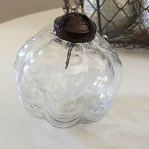 Christmas Handmade 3” Medium Glass Ornament Christmas Bauble - The Primitive Pineapple Collection