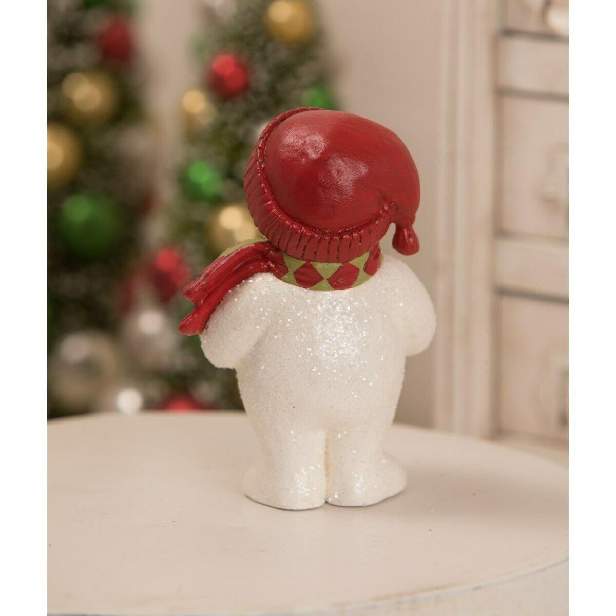 Bethany Lowe Christmas Caroling Snowman TD0042 - The Primitive Pineapple Collection