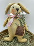 Primitive Farmhouse Spring Easter Bella Bunny 9" Pocket Ribbon Sweet Annie 9" - The Primitive Pineapple Collection