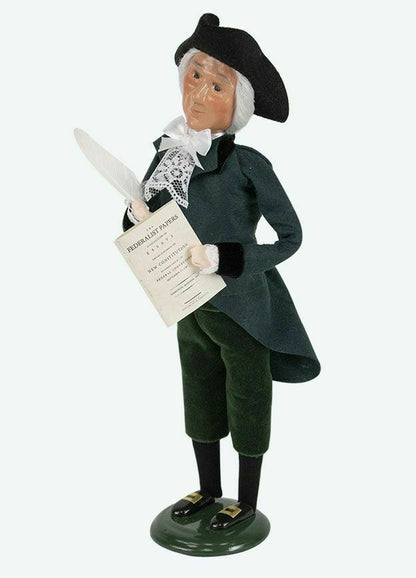 Primitive Colonial Byers Choice Alexander Hamilton Caroler 569 - The Primitive Pineapple Collection